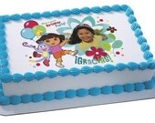 DORA-BIRTHDAY PARTY Edible Image Cake Topper Il_170x135