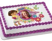 DORA-& BOOTS FIESTA Edible Image Cake Topper Il_170x135