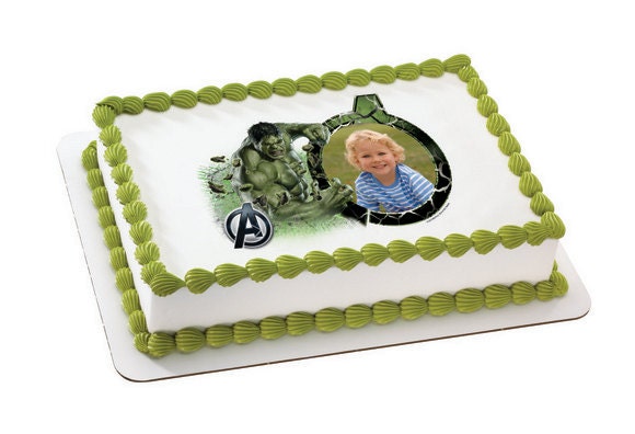 AVENGERS-HULK Edible Image Cake Topper Il_170x135