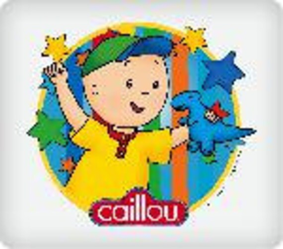 CAILLOU-DINOSAUR Edible Image Cake Topper Il_570xn