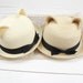 2013 New summer women straw hat in handmade, kawaii cat ears shape straw hat with bowknot band, best summer hat gift for wife/girlfriend