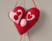 Valentines Day Hanging,Love Wall Decor,Love Hangings,Valentine in Handmade.