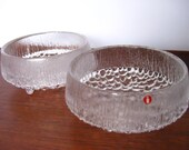 Tapio Wirkkala Iittala Design Ultima Thule Dessert Bowls (2) Finland 1968 Design
