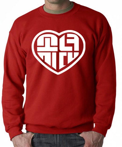 Girls' Generation SNSD Heart Logo Crew Neck Sweatshirt