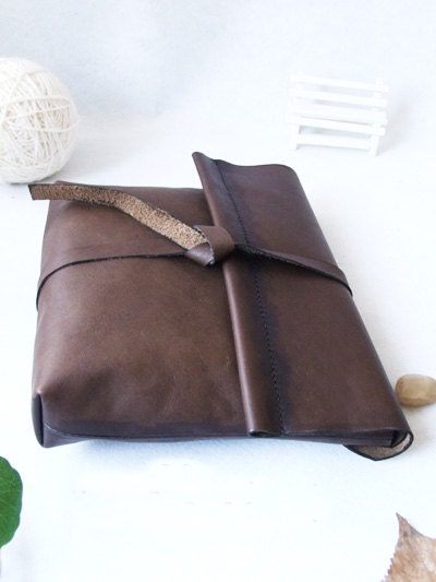 Father's Day Gifts  ,Tablet Cases,  Travel Accessories ,  iPad  Case hand stitched Sleeve Sheep leather  retro styled bag(914)