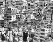 Amman Original Pen Drawing - Black and White