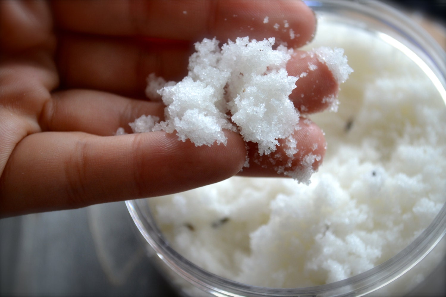 Lavender Body Scrub, bath and beauty natural sugar scrub with shea butter 100% Natural