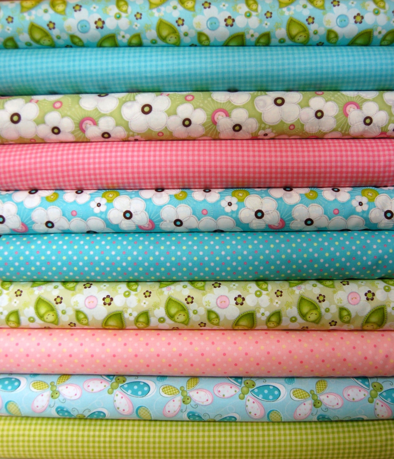 Half Yard Bundle Stitched Garden Fabric Bundle by PhatQuarters