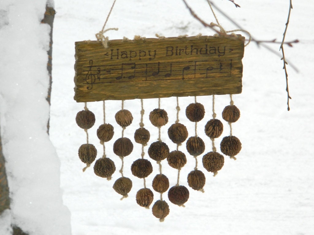 FREE SHIPPING - Happy Birthday to You Old vintage personalized woodburned Rustic Wooden Home Decor sign - handmade- eco friendly gifts