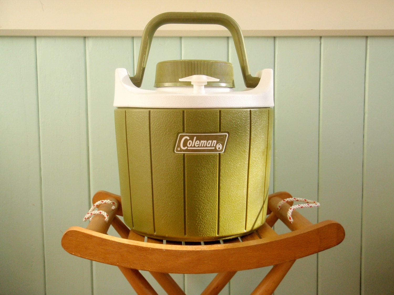 Avocado Green Coleman Jug