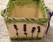 Square Lavender Basket