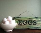 Rustic Eggs Sign - Hand Painted Wooden Sign, Country Decor, Shabby Chic, Primitive Decor, Farm Sign, Egg Sign, Country Kitchen