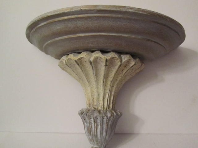 Shabby chic decor, wall sconce, ornate wall hanging,shabby chic wall sconce
