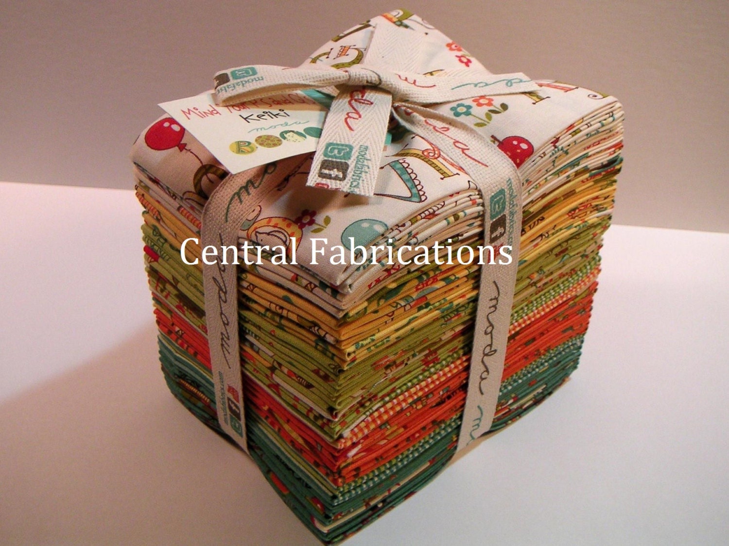Fat Quarter Bundle of MIND YOUR Ps and Qs by KEIKI for moda fabrics