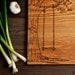 Personalized Carved Heart Engraved Wood Cutting Board - 12x16 - Mother's Day - custom wedding or anniversary gift for foodie couple