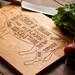 Wooden Beef Butcher Diagram Cutting Board - 12x16 - Laser Engraved - Foodie, Dad, Mom, Barbecue, Couple, Wedding