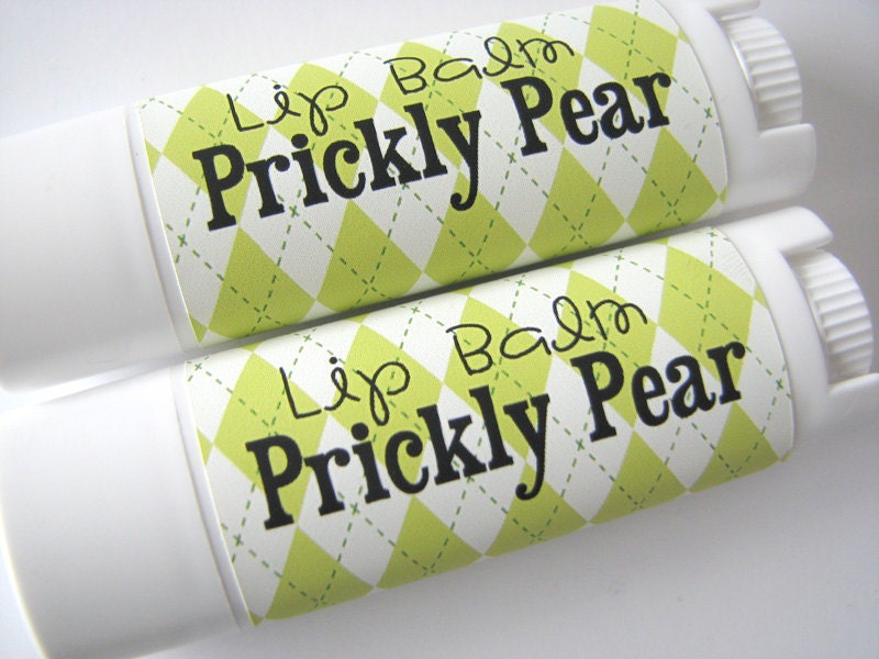 Prickly Pear - Lip Balm - Natural - Vegan -  No sweeteners - Bath and Beauty - Fruit Flavor