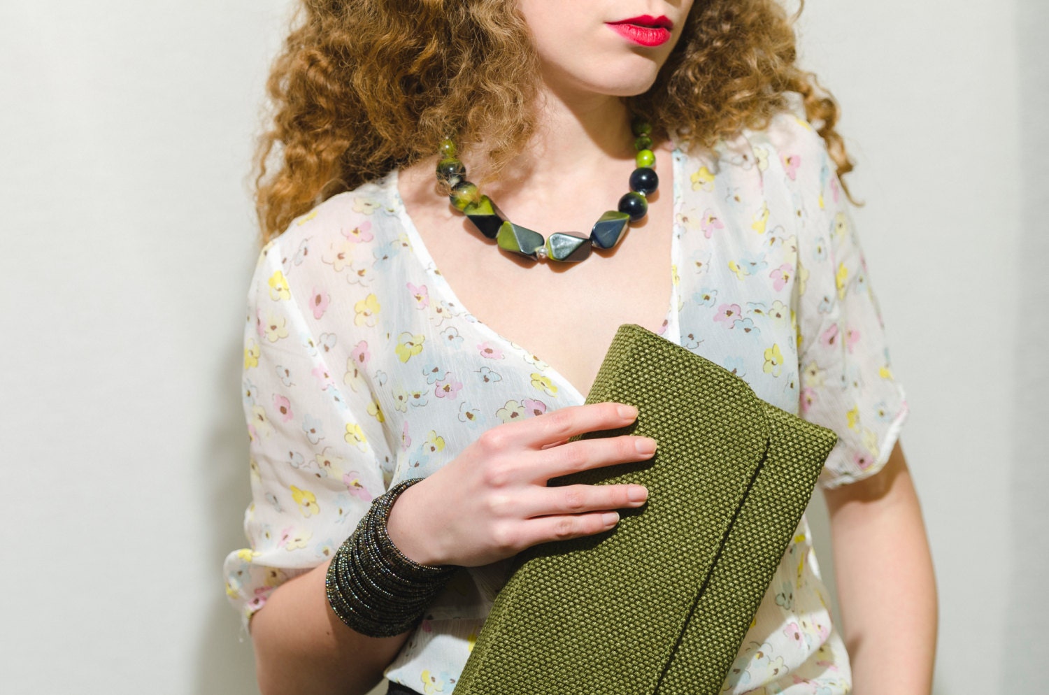Elegant Natural stone necklace