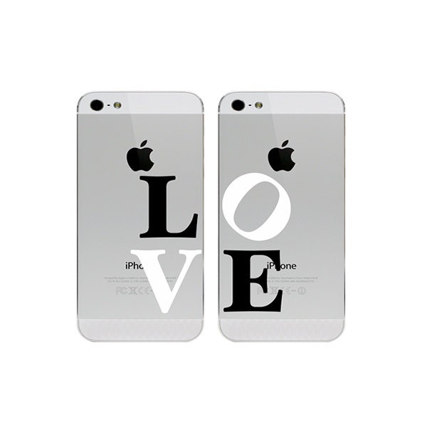 Romantic Vinyl Decal / Sticker to fit all iPhone models and most other smart phones - Custom sizes available - precision die cut romance