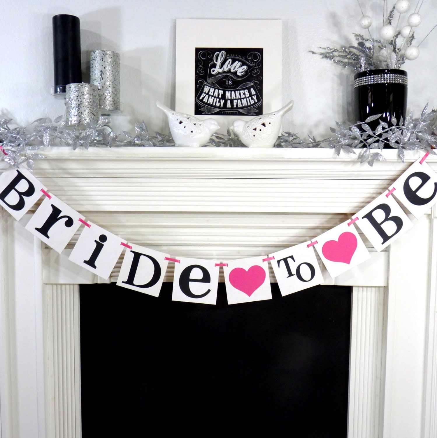 Bride to Be Banner/Bridal Shower/Bachelorette Party Sign /Wedding Shower Banner/ Garland/ Photo Prop- Wedding Decor / Choose Your Colors