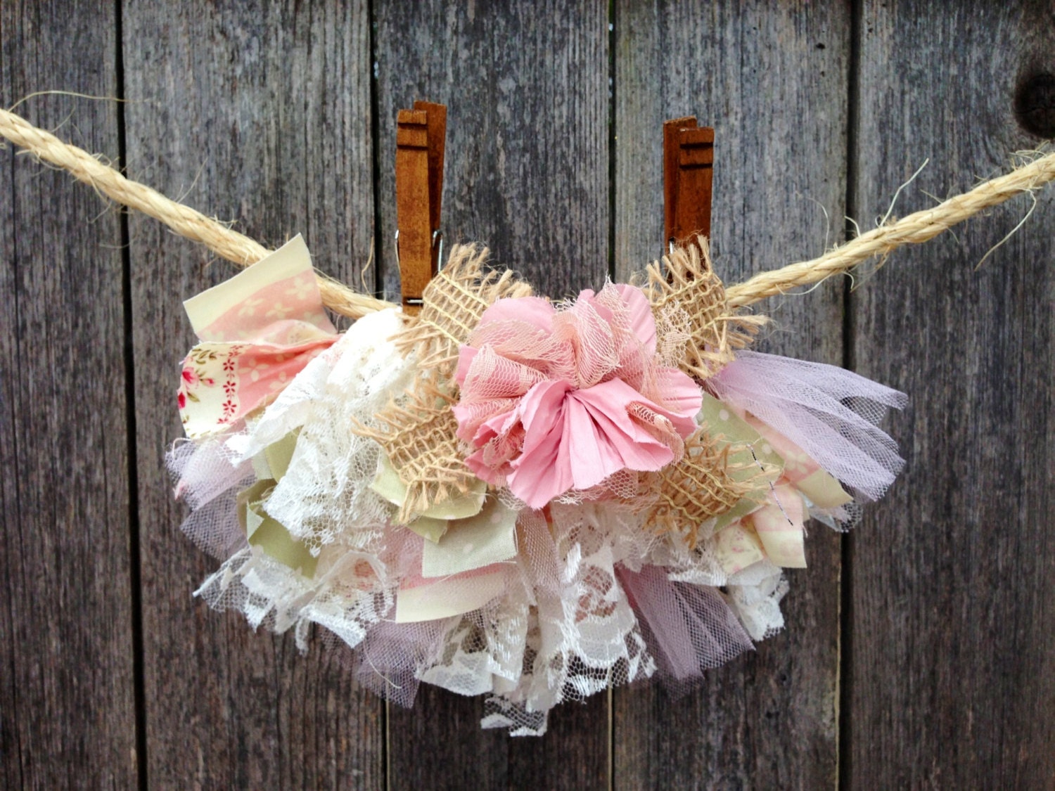 Beautiful Lace & Scrap Fabric Tutu