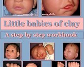 E-book sculpting baby-dolls, step by step workbook, 42pages, 150 photos, send by email