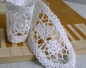 Vintage White Bookmark Crochet (1970s),  Accessories, Something Old, Books and Zines,   book mark, My Wealth