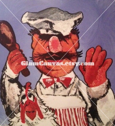 Swedish Chef 8x10 PRINT of Original Painting