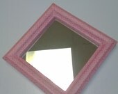 pink floral 4x4 mirror