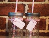 4 x Ball Mason Quilted Drinking Jar with Straw Sipper Lids. Perfect for weddings, summer BBQS, picnics or that perfect unique/rustic party.