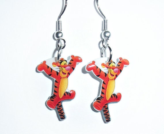 Disney Winnie the Pooh Tigger Earrings - Pooh, Piglet, Rabbit, Owl
