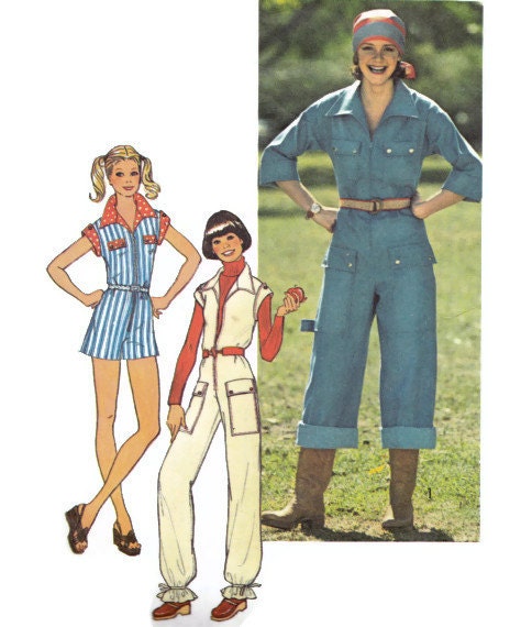 Vintage Pattern Simplicity 7562 Childs Jumpsuit  or Playsuit Size 8