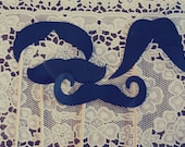 Mustaches on a stick - photo booth props - accessories