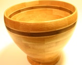 Cherry, Walnut & Maple Segmented Bowl