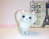 Needle felted dog Princess Ana / felted animal / Great gift / miniature collection