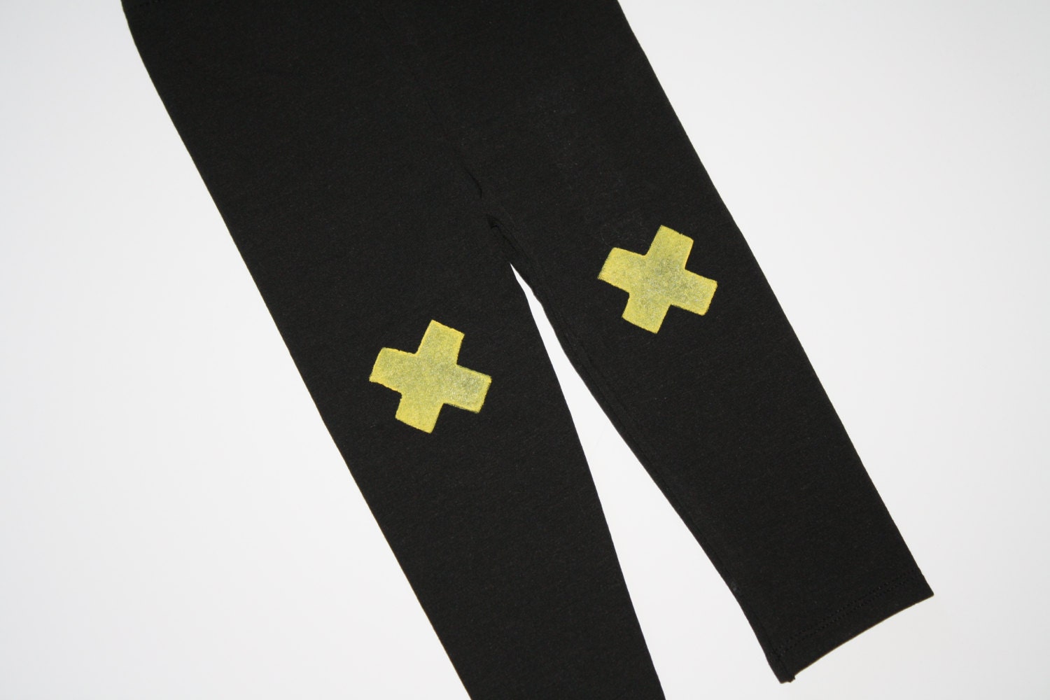 X Cross Hand Stamped Unisex Leggings, Boys or Girls Newborn Baby Toddler Painted Pants, Pick Paint Color and Pants