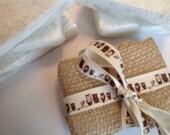 Handmade soap 3 bars wonderful apricot scent exfoliating vegan