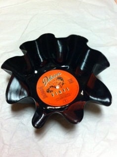 Vinyl Record Bowl
