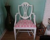 Upcycled Painted Queen Anne Chair
