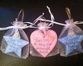 Personalised Cute Wooden Wedding Favour Keepsake- Bridesmaid Flower Girl Page Boy Gift Present - Any Message/Wording/Colour