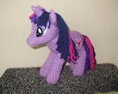Knitted Twilight Sparkle Plushie