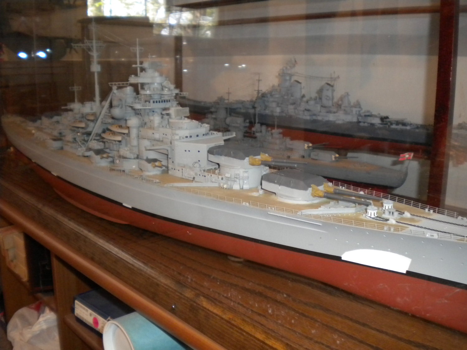 1/200 Scale German Battleship Bismarck--Detailed Scale Model -50 inch length