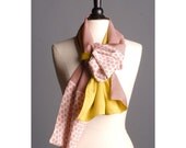 Woman's scarf, unique piece, hand made, silk