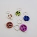 Peace Sign Stitch Markers Set (5)  for Knitting