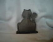Catnip Toy Grey Felt Cat