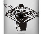 Superman - iPad Decal iPad 2 Decals iPad 3 Stickers Macbook Vinyl decal for Apple Macbook Pro / Air / iPad