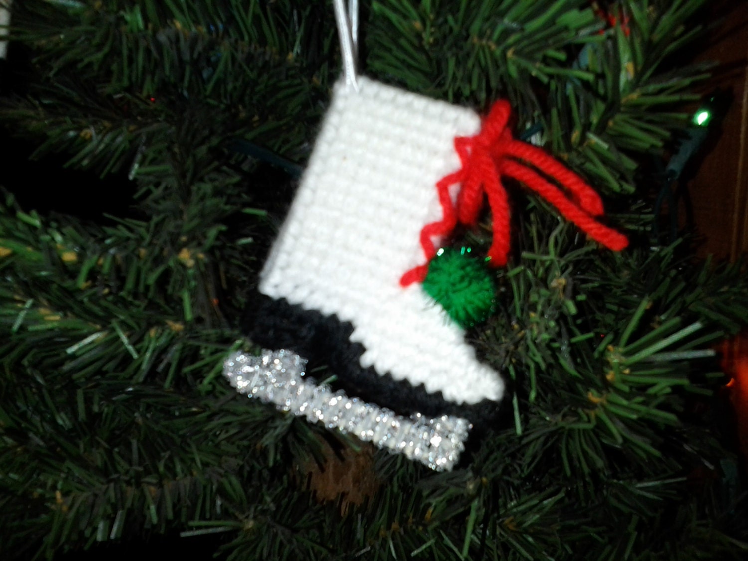 Ice Skate Christmas Ornament / Gift Tags