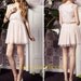 Lovely Sweet Knee length short sleeves with sequins prom Dress