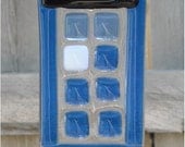 Doctor Who TARDIS Fused Glass Sun Catchers