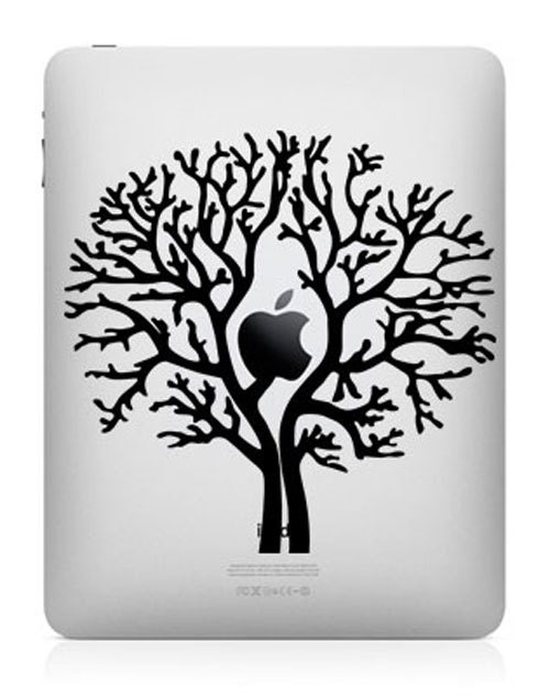 Love Trees -- iPad Decals iPad Stickers iPad Cover iPad Skins Vinyl Decal for Apple Laptop iPad / Macbook Pro / Macbook Air